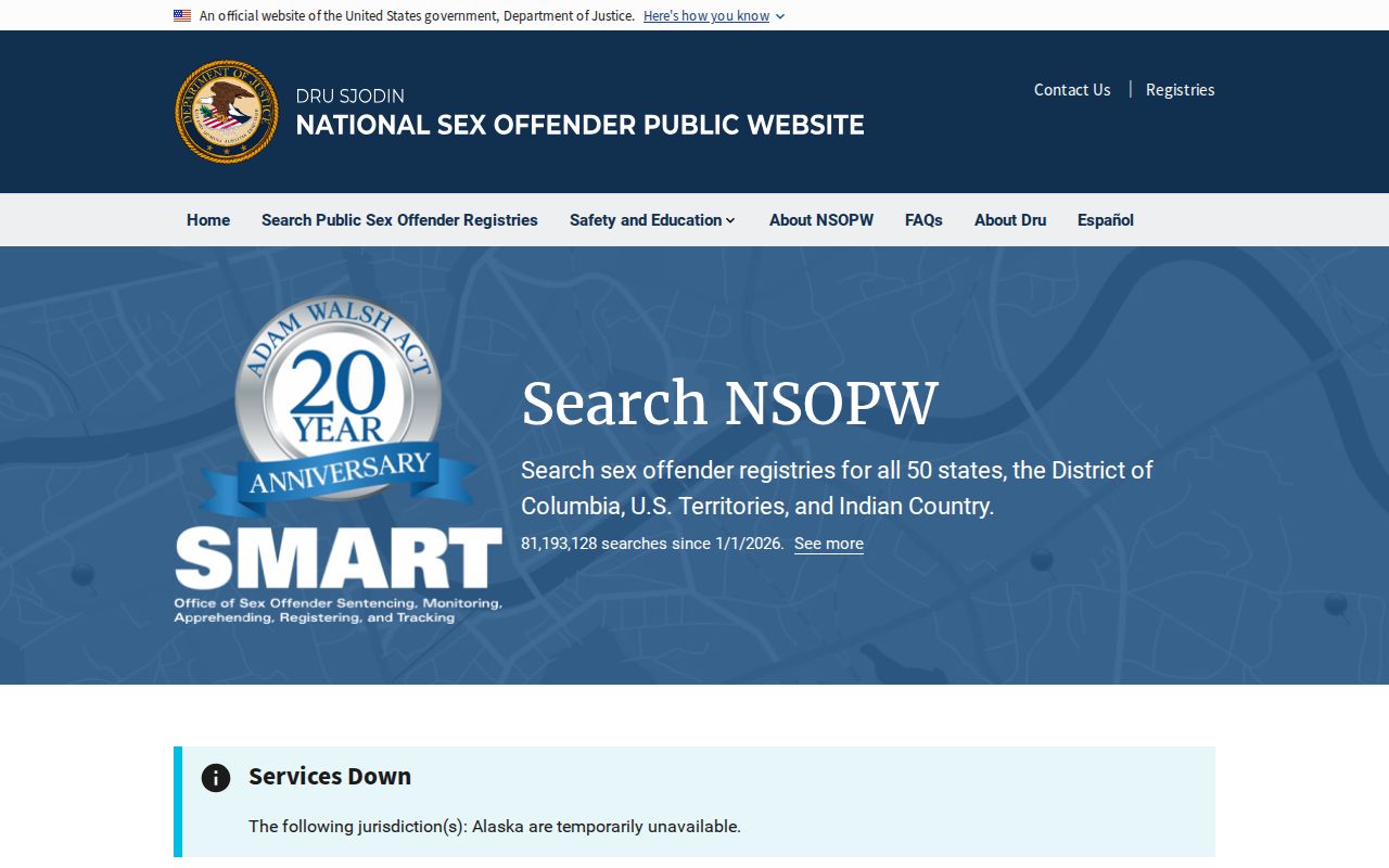 Heard County sex offender lookup through the national registry search